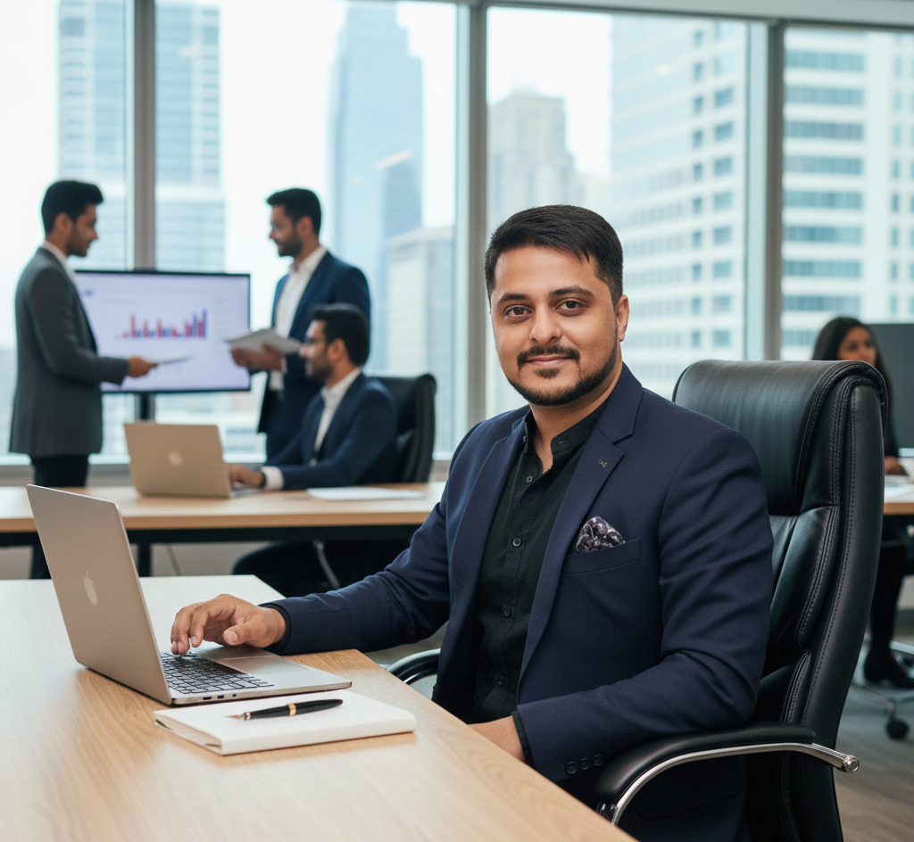 Shivam Thakkar Founder of Elephic Design Ahmedabad